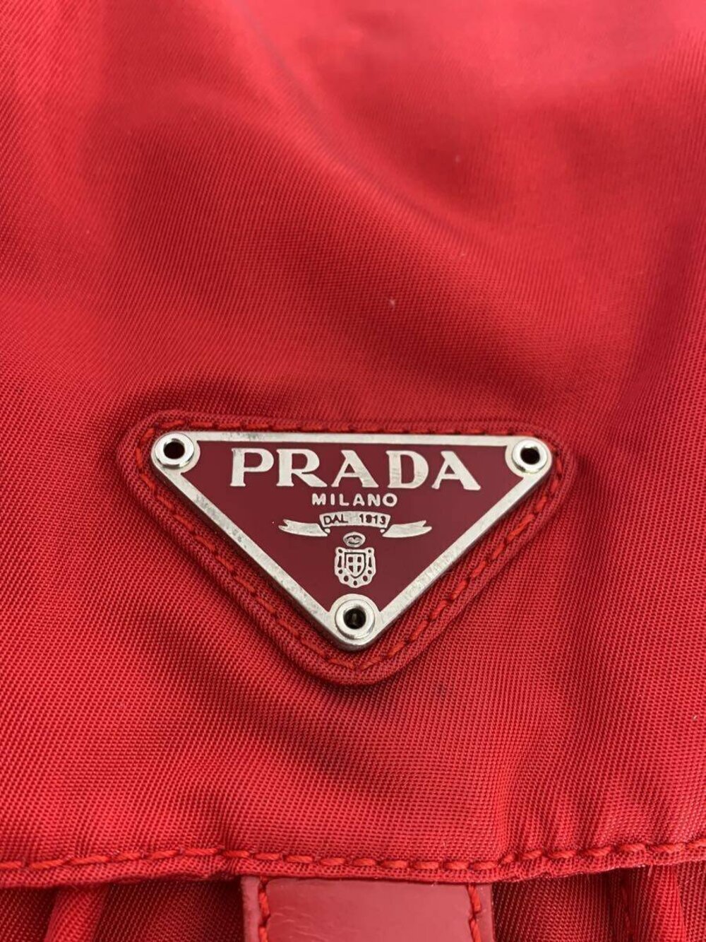Prada Backpack Daybag Rucksack RED Rope - Picture 5 of 7
